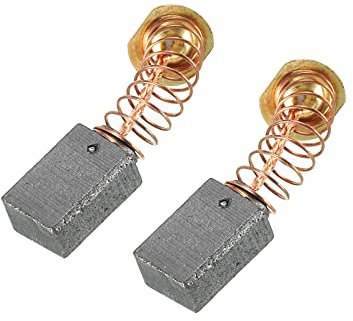 PATIKIL Carbón Cepillos 13x9x6mm para Eléctricos Motores Eléctrica Herramienta Angular Amoladora Mesa Sierra Repuesto Pieza Reparación, 2 Paquete