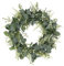 SLFYEE Große Künstlich Pflanzen Türkranz Eukalyptus Kranz Deko Eukalyptus Dekokranz Hängen Wandkranz Türkranz Grün für Hochzeit Tür Party Fenster Wand Kamin Dekoration 40cm