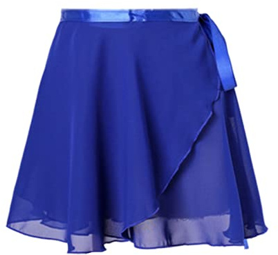 LUOFANG Jupe de Danse en Mousseline de Soie Portefeuille pour Femmes et Filles - Ballet Classique et Patin sur Écharpe - Vêtements