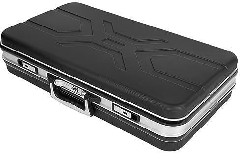 Fotrsta Universalbox Gewehrkoffer Lang, Abschließbarer Waffenkoffer Mit Schaumstoff Pistolenkoffer Aus Aluminiumlegierung ABS Ideal Für Jagd Und Schießsport