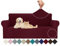 Ystyle Copridivano 3 Posti Con Braccioli, Super Elasticizzato Fodera Divano, Copridivani Antigraffio Gatto Antiscivolo Antimacchia, Universale Moderno Sofa Cover Lavabile, Bordeaux