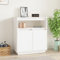 ZQQLVOO Flurschrank Multifunktionale Schränke Sideboard Weiß 70x34x80 cm Massivholz Kiefer