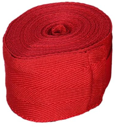 Baoblaze Handgelenkbandagen, Boxbandagen, Handschutz, Baumwolle, Handgelenkstützband, elastische Bandagen, Boxhandbandagen für Sport, Kickboxen, Rot