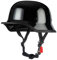 Tedesco Casco Mezzo Guscio Moto,Vintage Caschi Aperto Jet Caschi Casco A Scodella Motorino Mezzo Elmetto da Moto Retrò,DOT/ECE Approved Mezzo Casco Moto Uomo Donna F,M