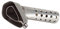 HEXEH Auspuff Schalldämpfer Motorrad Auspuff Escape DB Killer Einstellbare Schalldämpfer Reduzieren Lärm Sound Eliminator Für Akrapovic, 57mm * 40mm Endschalldämpfer Muffler