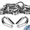 SWTYExt 25 guardacables de acero inoxidable M2, 2 mm, acero inoxidable 304, para abrazaderas de cable de alambre, cuerda de acero, cuerda forestal, toldo fijo