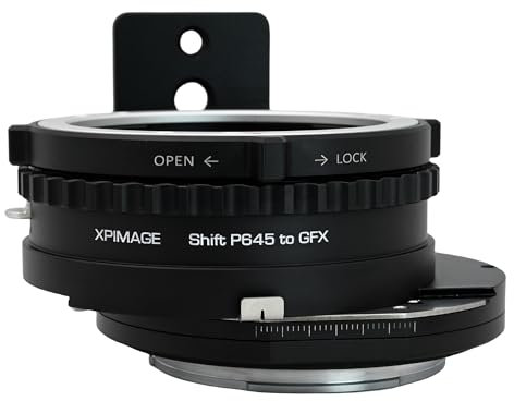 XPIMAGE Shift-Objektivadapterring für Pentax 645-Objektiv an Fujifilm GFX-Kamera