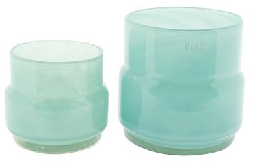 DutZ Pot MAARTJE | Jade | mundgeblasenes Glas | Vase, Windlicht, Übertopf | versch. Grössen (H 18 cm D 20 cm), 1474241,1474242