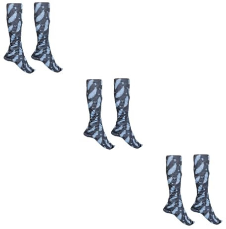 FOMIYES 3 Paar Pediküre-peeling-socken Vulkanschlamm Peeling-fußmaske Entferner Abgestorbener Haut Fußpflege-tools Feuchtigkeitsmasken