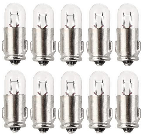 ShuoHui 10x BA7S Halogen 12V 1.2W GLÜHBIRNE MOTORRAD MOPED MOFA MOKICK INNENBELEUCHTUNG TRANSVAL GLÜHLAMPE 12V (12, Volt)