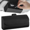 YZECEBNF Auto Brillenetui Sonnenbrillenhalter Für BMW X3 F25 G01 ix3, Magnet Leder Brillenhalter Sonnenblende Glasses Case Holder Aufbewahrungsbox Innenraum ZubehöR,A/Black