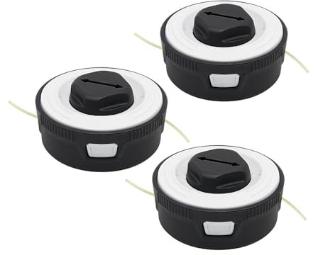 Ymholok Lot de 3 têtes de débroussailleuse C3-2 pour FSA 57 FSE 52 Weed Eater String Remplace 4009 710 4305