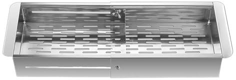 Colador de fregadero para fregadero de cocina, escurridor retráctil, colador de fregadero para fregadero de cocina, escurridor retráctil de fregadero, extensible de 9.84 a 16.33 poliuretano