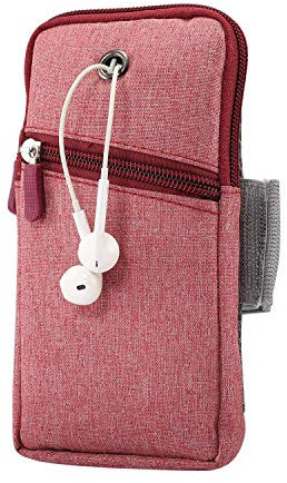 Einfach zu verwenden Telefonarmbeutel zum Laufen, Armband-Mobiltelefonhalter Compatible with iPhone 12 11 PRO MAX XS / XR / 8/7/6 Plus, Turnhalterhalter Compatible with Arm, Telefonbeutel Compatible w