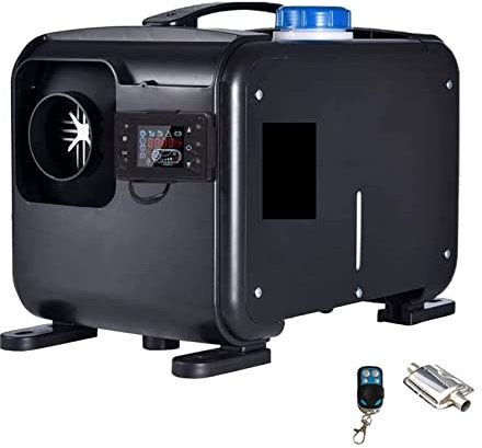 Calentador de aire diésel portátil de 8KW y 12V, calentador de estacionamiento todo en uno para carpas, camiones, caravanas, remolques, casas rodantes, automóviles con monitor LCD y control remoto,