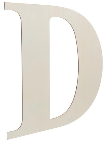 Amosfun Holzbuchstaben Für Wanddekoration Leeres Holzschild Diy-bastelkunst Namensdekor Für Heimdesigns Und Feste Robuste Buchstabenausschnitte Aus Holz