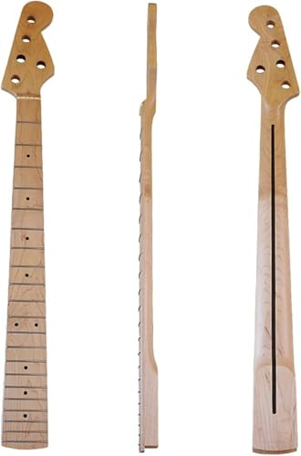 Remplacement du Manche De Guitare 5 Cordes Bass Manche en érable Mat 21 Frettes