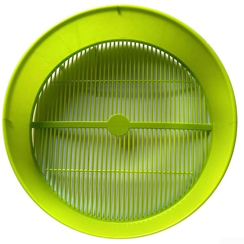 Setaccio drenante a maglia fine per risciacquo, cestino in plastica leggera per lavare frutta, verdura e pasta (verde)