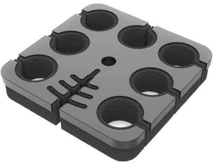 predolo Multi Holder Square Tray Attachment Portable Easy to Install Cable