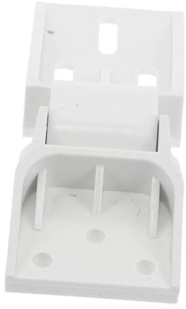 FUNNETOYU Cerniere per Porta Congelatore in Plastica Autochiudenti Resistente per Frigorifero Rv e Congelatori Piccoli Sostituzione Facile con Viti Incluse