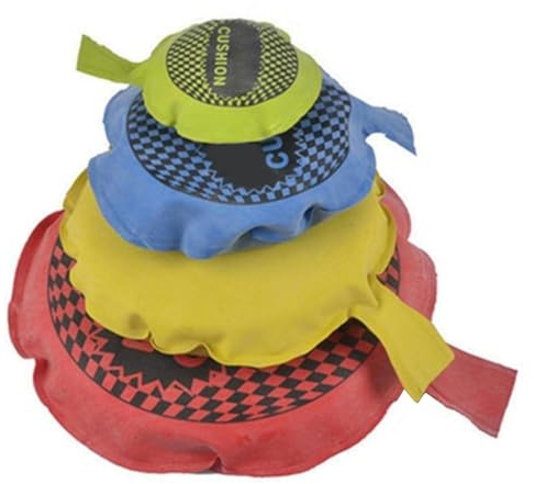 EDHA Furzkissen - 4 Stück Pupskissen - Whoopee Cushion - Lustige Furztasche - Scherzartikel - Aufblasbares Furzspielzeug - Geburtstag - Aprilscherz - Lustige Geräusche Zufällige Farbe