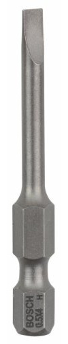 Bosch Professional Bit Extra-Hart für Längsschlitz-Schrauben (S0,5 x 4,0; Länge: 49 mm, 3 Stück), 2607001475