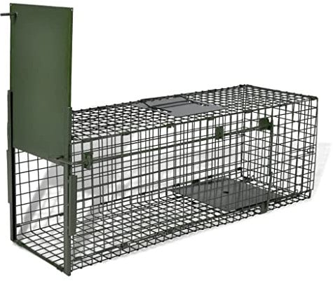 vidaXL Trampa para Animales Captura en Vivo 1 Puerta Alambre con Asa Jaula