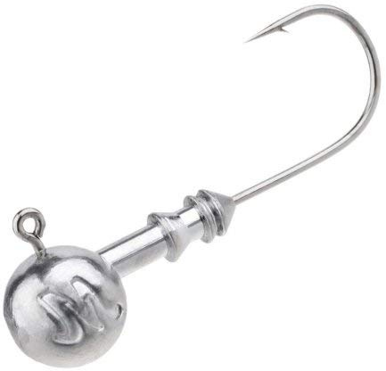MIKADO Profi Jigköpfe 3 Stück versch. Größen Jighead Blei Haken Jigs Gummifisch, Hakengröße:5/0;JIG Gewicht:20 gr