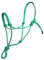 Hunters Saddlery Knotenhalfter für Pferde kompatibel mit Parelli Natural Horsemanship (Vollblut/Cob, Grün)