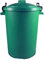 KetoPlastics GREEN OUTDOOR PLASTIC WASTE BIN, TRASH CAN, RUBBISH, HEAVY DUTY COLOURED DUSTBIN 85L