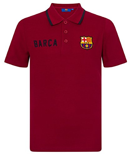 FC Barcelona Boys Polo Shirt Crest Kids Official Football Gift