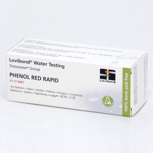 Lovibond Tab Phenol Red Rapid 100 UN Mehrfarbig