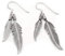 WINDALF Vintage Feder Ohrhänger NAOMY 4.4 cm Federschmuck Bohemia Ohrschmuck Silberohrringe 925 Sterlingsilber