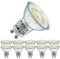 EACLL GU10 LED 4000K 4.8W Ersetzt 75W Halogen Leuchtmittel, 10er-Pack. 710 Lumen Neutralweiss Birnen, AC 230V Flimmerfrei Strahler, Abstrahlwinkel 120 Grad Spot, Nicht Dimmbar Reflektorlampen