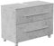 emotion | Waschtischunterschrank in Grau Marmoriert | Made in Germany | B85 x H63.6 x T41.6 cm | Badezimmer Unterschrank mit Zwei Schubladen inkl. Edelstahl-Griffen und Softclose | Unterbau auf