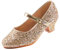 EIGHT KM Ragazze Tacco Alto Pattini di Vestito Mary Jane Principessa Festa di Nozze Pompa Scarpe EKM7015 Sparkly Glitter Cristallo Oro Taglia EU 30