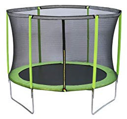 Trampoline MASGAMES Force 244 avec Filet de Protection, échelle et ancrages
