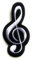 Music Note/Jacket/Jeans/Logo - Embroidered Iron on Sew on Patch