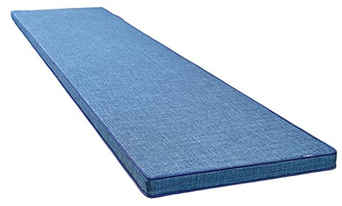 LYRWISHLTD Outdoor-Bankauflage Kissen Liegestuhl Kissen Widerstandsfähige Kissen Outdoor-Stuhlauflage Sitzbank Sitzbank Kissen Terrassenmöbel-Auflage für Gartenbank oder Schaukel, Zweisitzer