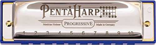 HOHNER Pentaharp Mundharmonika, C-Dur, Edelstahl (M21BX-CM)