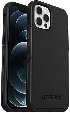 OtterBox Symmetry Series Case for iPhone 12 & iPhone 12 PRO (ONLY) Non-Retail Packaging - Black