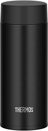 Thermos JOQ-350 BK Water Bottle, Vacuum Insulated Travel Mug, 350ml, Black, Dishwasher Safe
