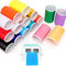 Smart Adhesive Vinyl Permanent für Cricut Joy, 15 Stück Plotterfolie Selbstklebend Vinylfolie 12 * 5.5 zoll Vinyl Plotter Film mit 3 Transferfolie Plotterfolie für kreatives Handwerk und Dekoration
