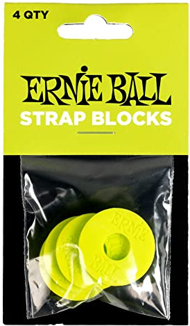 Ernie Ball Strap Blocks 4pk - Green