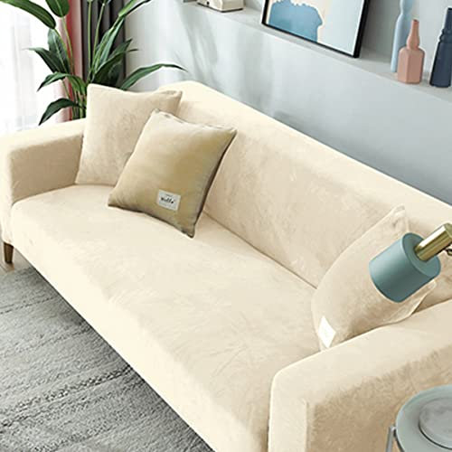 Samt Sofabezüge 3/2/1/4 Sitzer Sofa Abdeckung L Form Schonbezug Sofa Sofabezug Sofa Überzug Sofahusse Couch Bezug Sofa Überzug Hussen Stretch Couchbezüg Sofaüberwurf Couchhusse ( Color : #3 , Size : 2