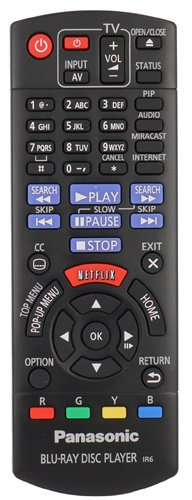 Original Remote Control Compatible with Panasonic DVD Blu-ray Player N2QAYB000050 N2QAYB000576 N2QAYB000577 N2QAYB000722 N2QAYB000723 N2QAYB000738 N2QAYB000869 N2QAYB000870 N2QAYB000877