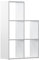 Vicco Treppenregal Aramis, stehendes Bücherregal, Weiß, 73 x 108 cm 5 Fächer