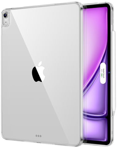 ESR für iPad Air 13 Zoll M3/M2 Hülle (2025/2024), dünn und leicht, Stoß- und Sturzschutz, vergilbungsbeständig, Harte Rückschale, unterstützt Pencil Pro/USB-C, Classic Series, Klar