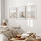 OHBIMBA® Sets Von 3 Poster & Kunstdrucke Zum Einrahmen - Zimmer Deko Und Wanddeko Wohnzimmer - Deko Wohnzimmer und Bilder Schlafzimmer - Strand Boho Deko - 30x40 cm - Ohne Bilderrahmen