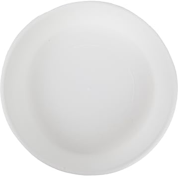 The HC Companies SLI12000A10C012LRDWQ Klassischer runder Untersetzer aus Kunststoff, 30,5 cm, Weiß